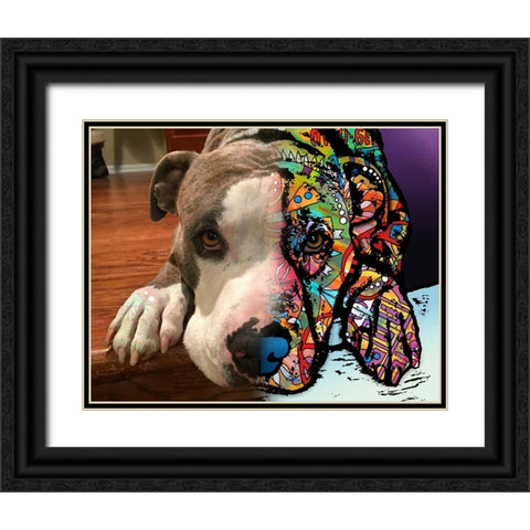 Kim Petty 1 Black Ornate Wood Framed Art Print with Double Matting by Dean Russo Collection