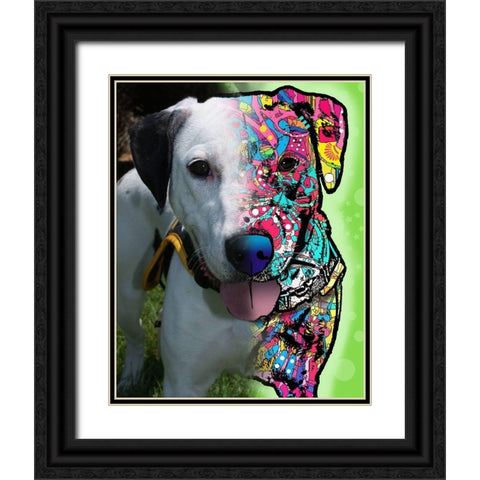 Liz Hirth Black Ornate Wood Framed Art Print with Double Matting by Dean Russo Collection