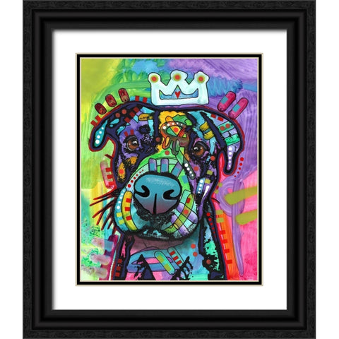 Big Mush Black Ornate Wood Framed Art Print with Double Matting by Dean Russo Collection