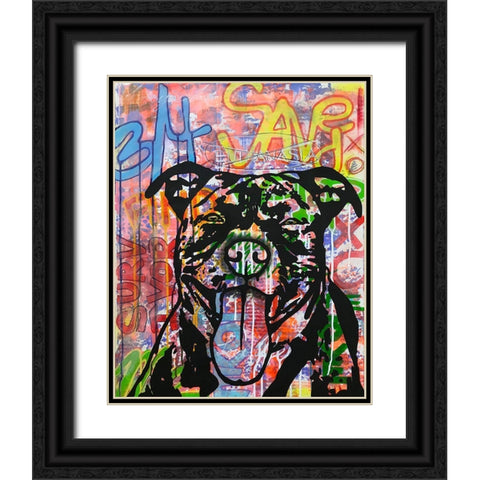 Survivor Black Ornate Wood Framed Art Print with Double Matting by Dean Russo Collection