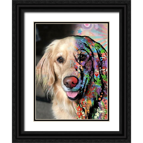 Lisa Calahan Black Ornate Wood Framed Art Print with Double Matting by Dean Russo Collection