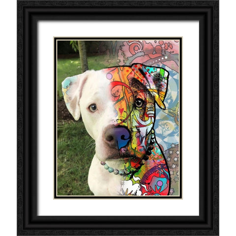 Lorisa Vellone Black Ornate Wood Framed Art Print with Double Matting by Dean Russo Collection