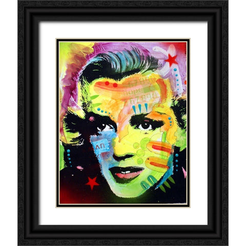 Marilyn Monroe I Black Ornate Wood Framed Art Print with Double Matting by Dean Russo Collection