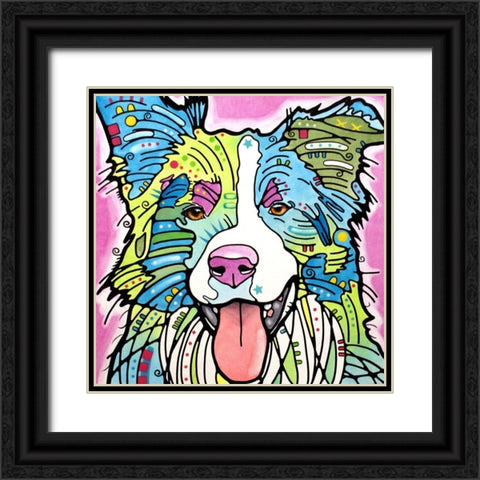 Colly Black Ornate Wood Framed Art Print with Double Matting by Dean Russo Collection