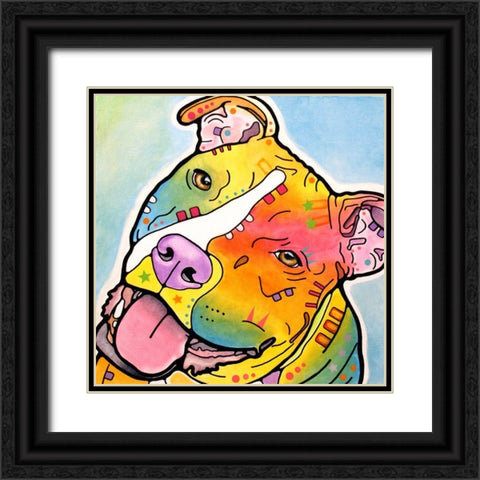 Skittles Black Ornate Wood Framed Art Print with Double Matting by Dean Russo Collection