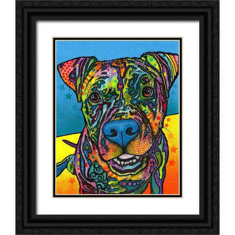 Maccabee Black Ornate Wood Framed Art Print with Double Matting by Dean Russo Collection