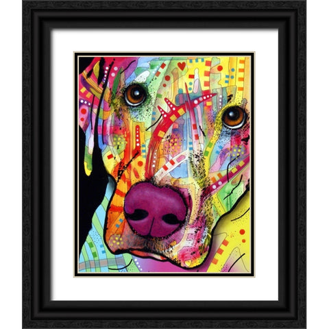 Close Up Lab Black Ornate Wood Framed Art Print with Double Matting by Dean Russo Collection