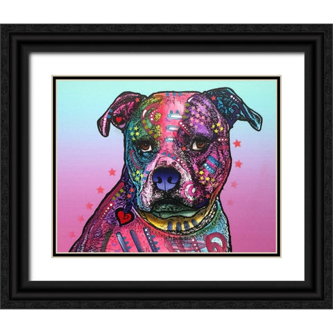 Melt My Heart Black Ornate Wood Framed Art Print with Double Matting by Dean Russo Collection