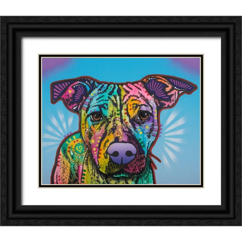 Roo Black Ornate Wood Framed Art Print with Double Matting by Dean Russo Collection