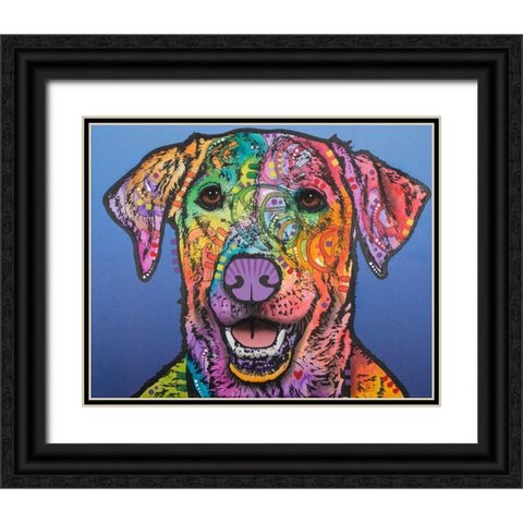 Rocco  Black Ornate Wood Framed Art Print with Double Matting by Dean Russo Collection