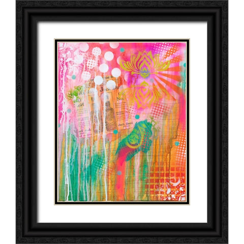 Dreaming of Jack Black Ornate Wood Framed Art Print with Double Matting by Dean Russo Collection