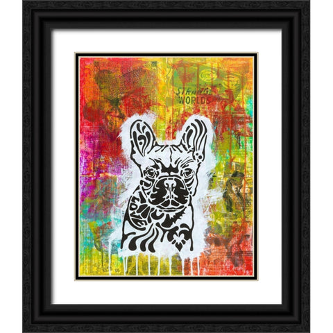 Love in a Strange World Black Ornate Wood Framed Art Print with Double Matting by Dean Russo Collection