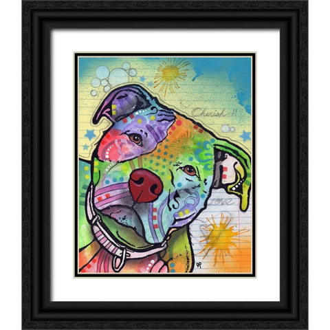 Scholar Black Ornate Wood Framed Art Print with Double Matting by Dean Russo Collection