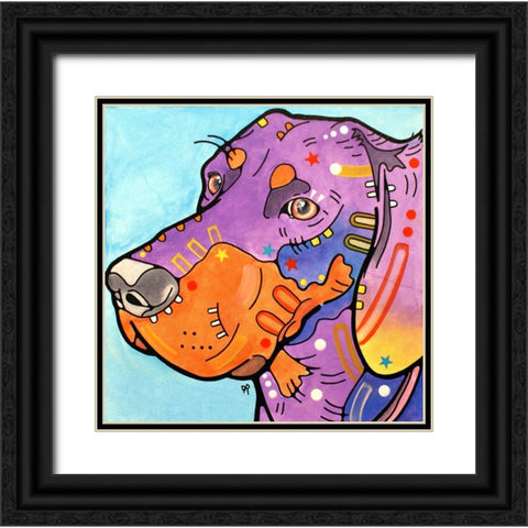 Hunter Black Ornate Wood Framed Art Print with Double Matting by Dean Russo Collection