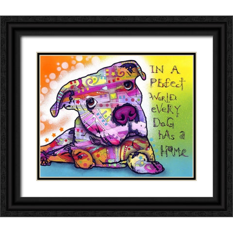 Firu 2 Black Ornate Wood Framed Art Print with Double Matting by Dean Russo Collection