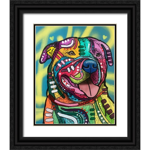 Howard Black Ornate Wood Framed Art Print with Double Matting by Dean Russo Collection