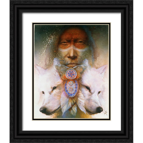 Transformation Black Ornate Wood Framed Art Print with Double Matting by Lund, Denton