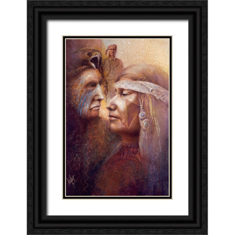 Proud Heritage Black Ornate Wood Framed Art Print with Double Matting by Lund, Denton