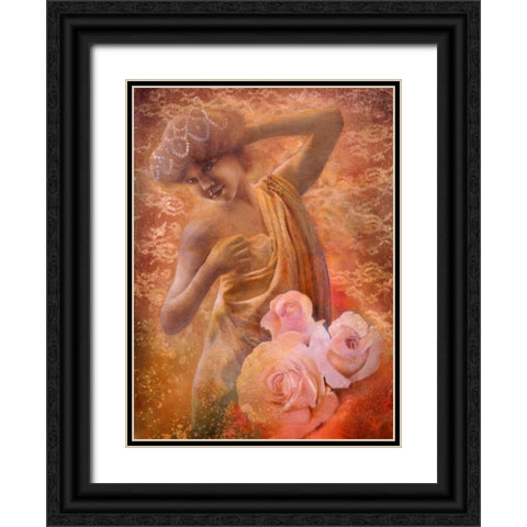 Pearl Black Ornate Wood Framed Art Print with Double Matting by Lund, Denton