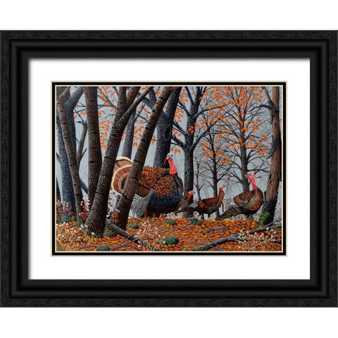 Always Alert Black Ornate Wood Framed Art Print with Double Matting by Engler, Don