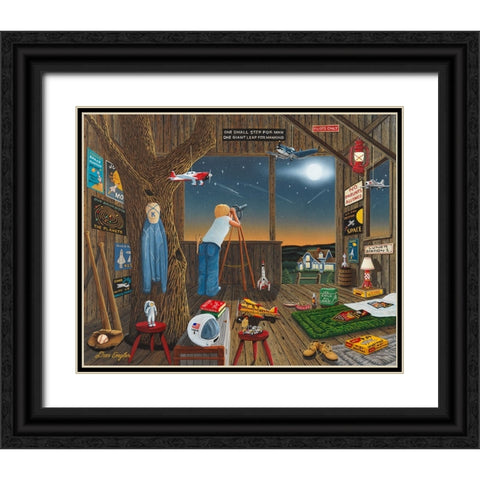 Not Just A Dream Black Ornate Wood Framed Art Print with Double Matting by Engler, Don