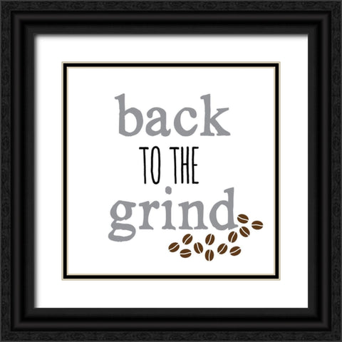 Grind Black Ornate Wood Framed Art Print with Double Matting by Clark, Erin
