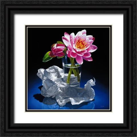 A Day In A Life Black Ornate Wood Framed Art Print with Double Matting by Chartier, Francois