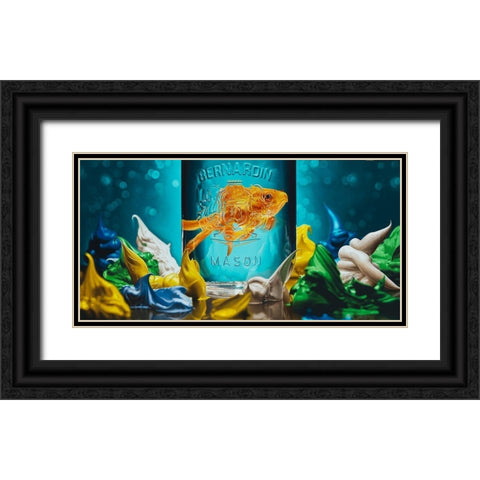 Home Sweet Home Black Ornate Wood Framed Art Print with Double Matting by Chartier, Francois