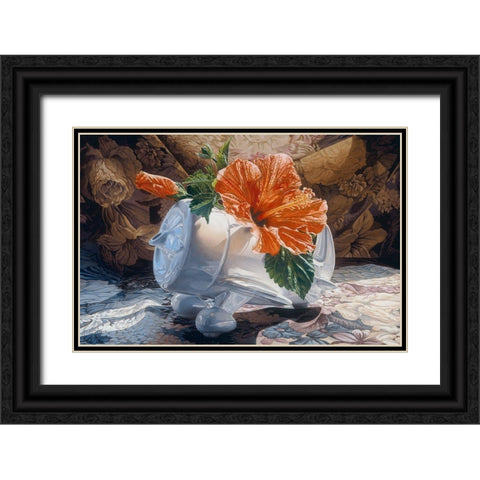 Lets Go Fly Black Ornate Wood Framed Art Print with Double Matting by Chartier, Francois