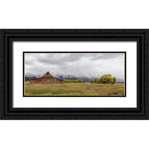 Almost Peak Black Ornate Wood Framed Art Print with Double Matting by Galloimages Online