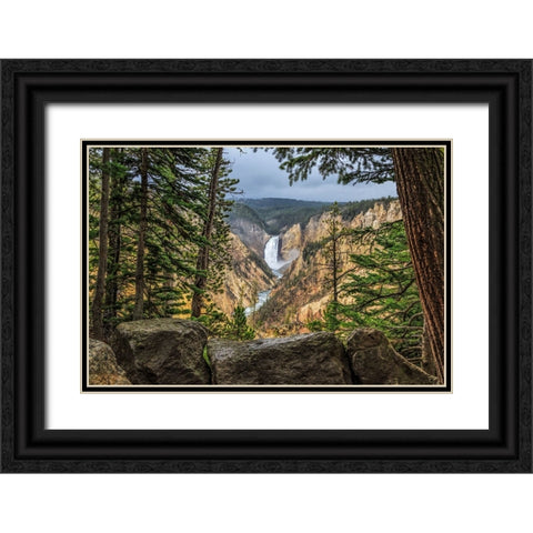 Artist Point 2 Black Ornate Wood Framed Art Print with Double Matting by Galloimages Online