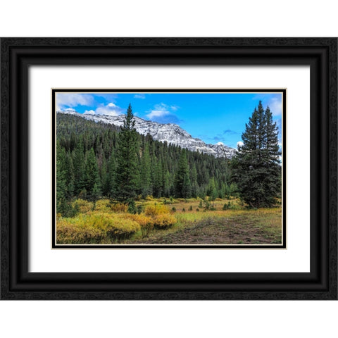 Yellowstone Sbc Landscape Black Ornate Wood Framed Art Print with Double Matting by Galloimages Online
