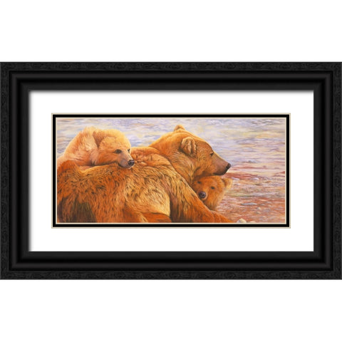 Alaska Coming 3 Black Ornate Wood Framed Art Print with Double Matting by Stevenson, Graeme