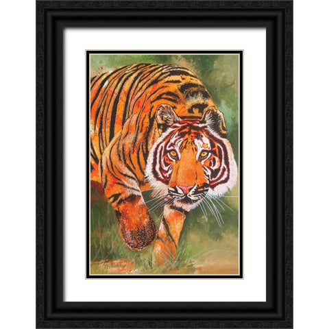 And Then Suddenly Black Ornate Wood Framed Art Print with Double Matting by Stevenson, Graeme