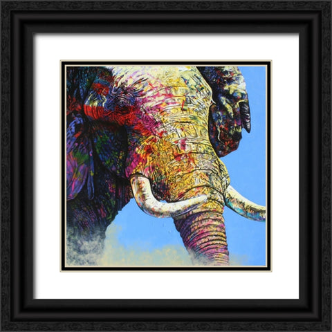 Electric Matriarch Black Ornate Wood Framed Art Print with Double Matting by Stevenson, Graeme