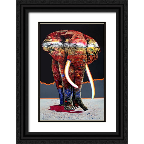 The Magnificent One Black Ornate Wood Framed Art Print with Double Matting by Stevenson, Graeme