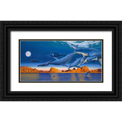 The Return Home Black Ornate Wood Framed Art Print with Double Matting by Stevenson, Graeme