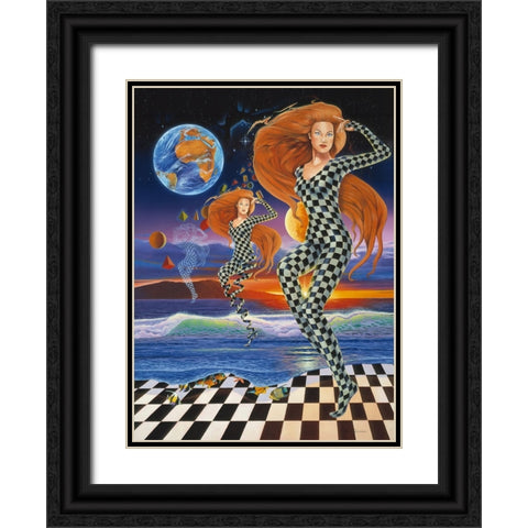 The Shape Of Things To Come Black Ornate Wood Framed Art Print with Double Matting by Stevenson, Graeme