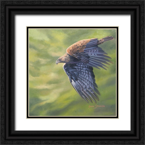 The Stoop Black Ornate Wood Framed Art Print with Double Matting by Stevenson, Graeme