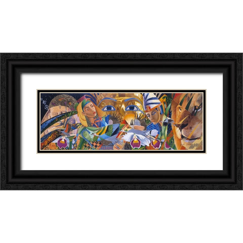 The Young King Black Ornate Wood Framed Art Print with Double Matting by Stevenson, Graeme