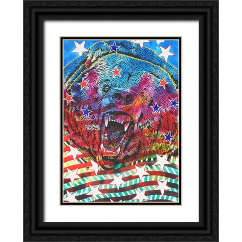 Im here Black Ornate Wood Framed Art Print with Double Matting by Stevenson, Graeme