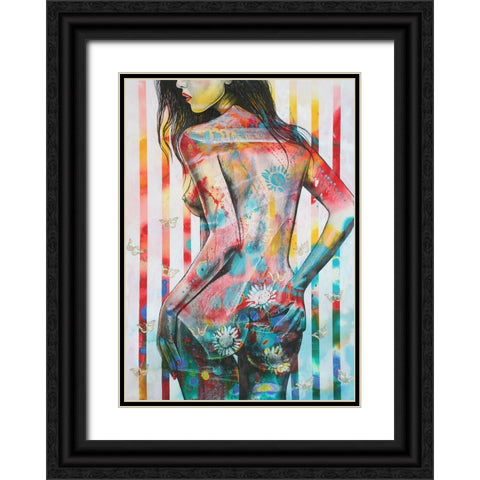 I Dare You Black Ornate Wood Framed Art Print with Double Matting by Stevenson, Graeme