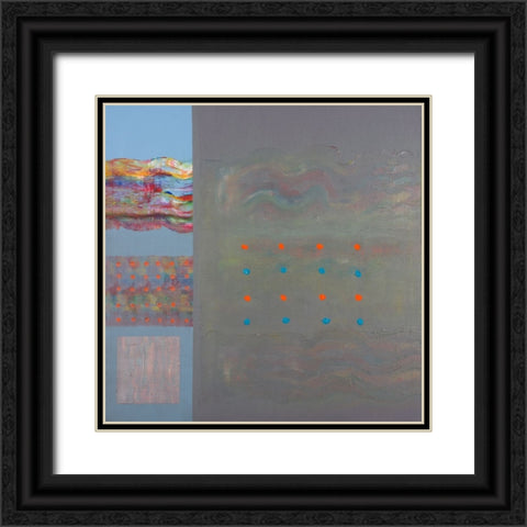 Evening on the Bay Black Ornate Wood Framed Art Print with Double Matting by Khorasani, Hooshang