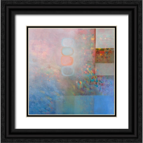 Harmonies II Black Ornate Wood Framed Art Print with Double Matting by Khorasani, Hooshang