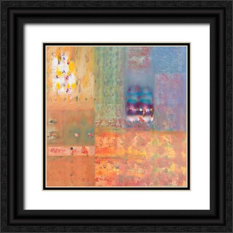 Harmonies III Black Ornate Wood Framed Art Print with Double Matting by Khorasani, Hooshang