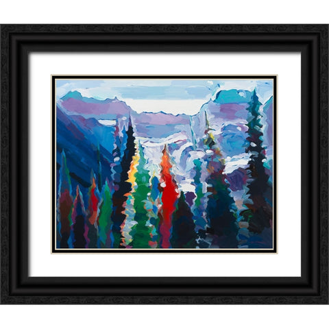 Reach for the Sky #2 Black Ornate Wood Framed Art Print with Double Matting by Khorasani, Hooshang