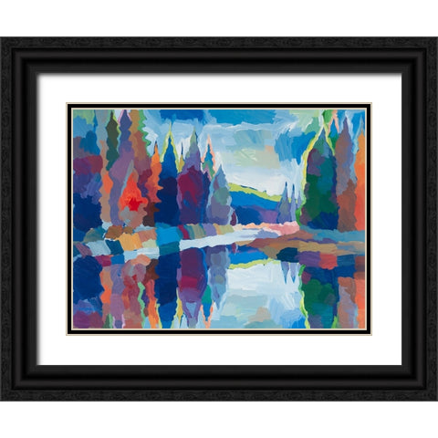 Gateway to Paradise Black Ornate Wood Framed Art Print with Double Matting by Khorasani, Hooshang