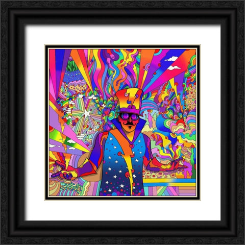 Mr D 2 Black Ornate Wood Framed Art Print with Double Matting by Green, Howie