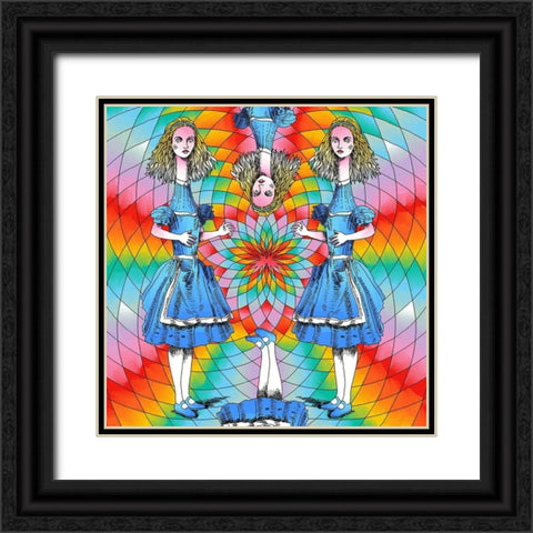 Alice-Extended Black Ornate Wood Framed Art Print with Double Matting by Green, Howie