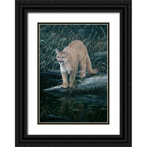 Sudden Intent Black Ornate Wood Framed Art Print with Double Matting by Tift, Jeff